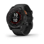 Garmin fenix 7 Pro Solar | Black Silicone Band - New