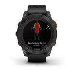 Garmin fenix 7 Pro Solar | Black Silicone Band - New