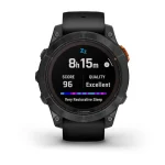 Garmin fenix 7 Pro Solar | Black Silicone Band - New