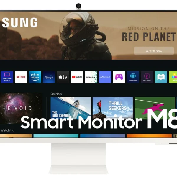 Samsung 3 inch M80C 4K USB-C Smart Monitor with Speakers & Remote