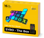 LinkedSparx The Box Kit 16pc Smart LED RGB Square Lights with Letter Slides