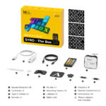 LinkedSparx The Box Kit 16pc Smart LED RGB Square Lights with Letter Slides