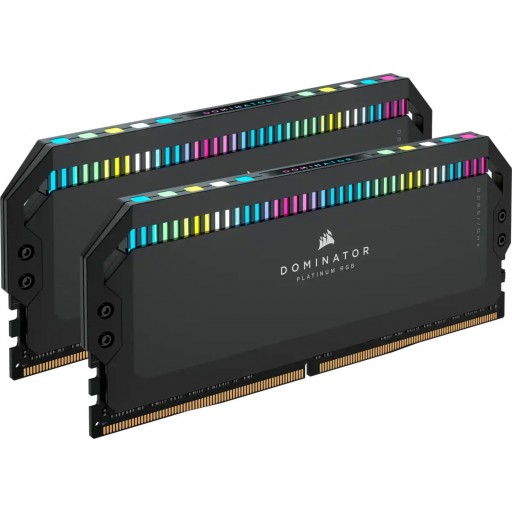 CORSAIR DOMINATOR® PLATINUM RGB 64GB (2x32GB) DDR5 DRAM 5200MT/s CL40 Memory Kit - New