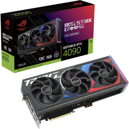 ASUS GeForce RTX 4090 ROG Strix BTF OC Edition ROG-STRIX-RTX4090-O24G-BTF-GAMING 24GB GDDR6X 384-bit PCIe 4.0 Desktop Graphics Card - New