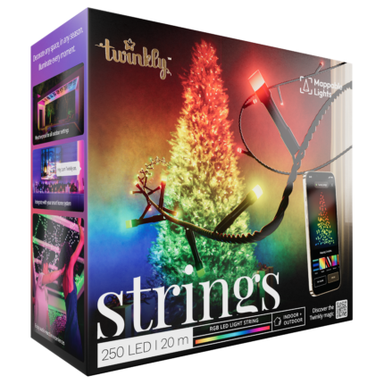 Twinkly Strings | 250-LED | 20 Meter | Black Wire