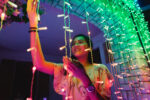 Twinkly | Curtain 210-LED Multicolor | 2.1M X 1.5M | Translucent Wire