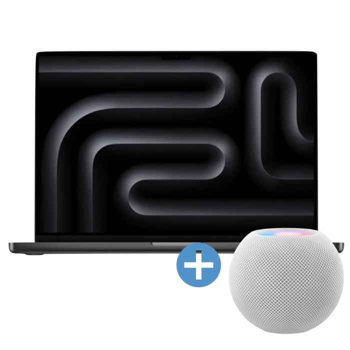 Apple MacBook Pro 16-Inch M4 Pro | 14-Core CPU 20-Core GPU | 24GB Unified RAM | 512GB SSD | Space Black - New + Free Apple HomePod Mini worth R1999.00