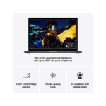 Apple MacBook Pro 16-Inch M4 Pro | 14-Core CPU 20-Core GPU | 24GB Unified RAM | 512GB SSD | Space Black - New + Free Apple HomePod Mini worth R1999.00