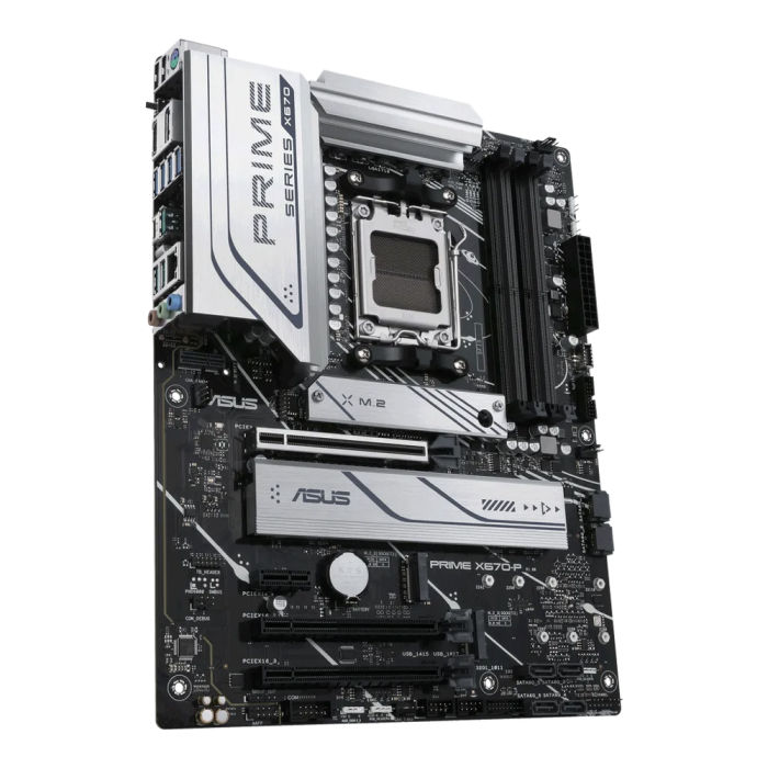 ASUS PRIME X670-P WIFI AMD X670 Ryzen Socket AM5 ATX Desktop Motherboard - New - Image 1