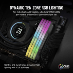 Corsair VENGEANCE® RGB 32GB (2x16GB) DDR5 DRAM 5200MT/s CL40 AMD EXPO & Intel XMP Memory Kit - New - Image 4