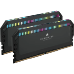 Corsair DOMINATOR® PLATINUM RGB 64GB (2x32GB) DDR5 DRAM 5600MT/s CL40 AMD EXPO & Intel XMP Memory Kit — Black