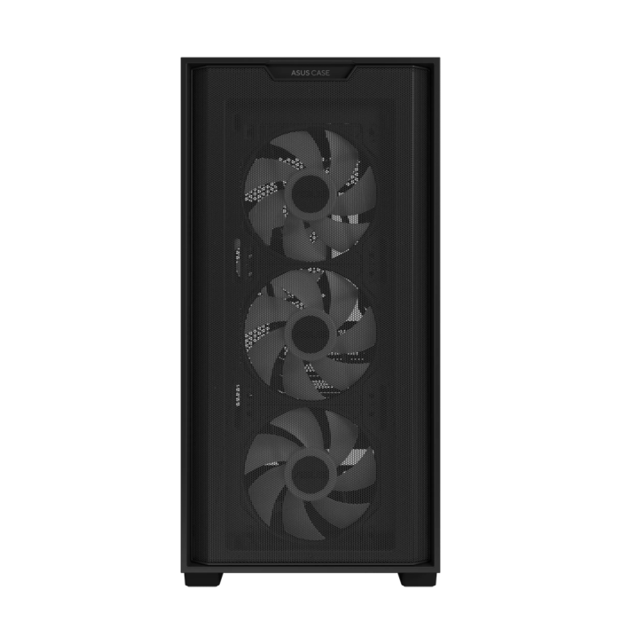 ASUS A21 PLUS TG Mesh Steel Black Micro-ATX Mid-Tower Desktop Chassis - Image 3