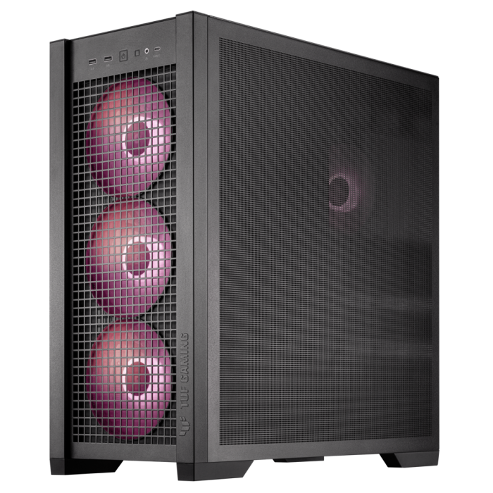 ASUS TUF GT302 Argb Black Gaming Chassis - New - Image 3