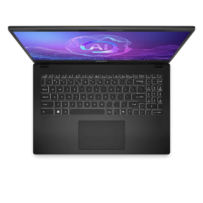 MSI Modern 15.6" H AI C2HMG-253ZA | Intel Core Ultra 9 285H | 16GB RAM | 1TB SSD | Win 11 Pro - New - Image 1