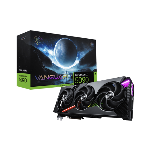 5090MSI.001 MSI GeForce RTX 5090 VANGUARD SOC 32G Graphics Card – New