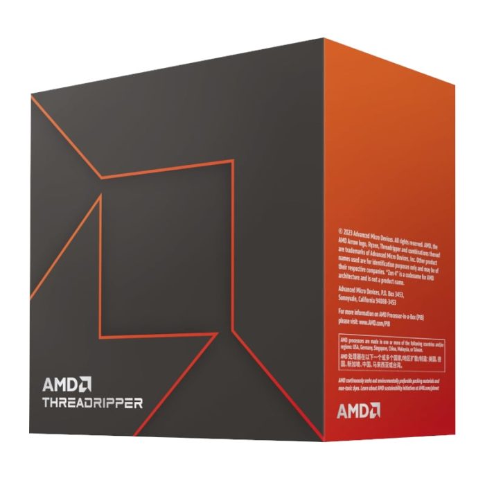 100-100001352WOF_wr_01a AMD Ryzen Threadripper 7960WX | 24-Core 4.2GHz | 48 Threads | 128MB L3 Cache | sTR5 Socket - New - Image 1