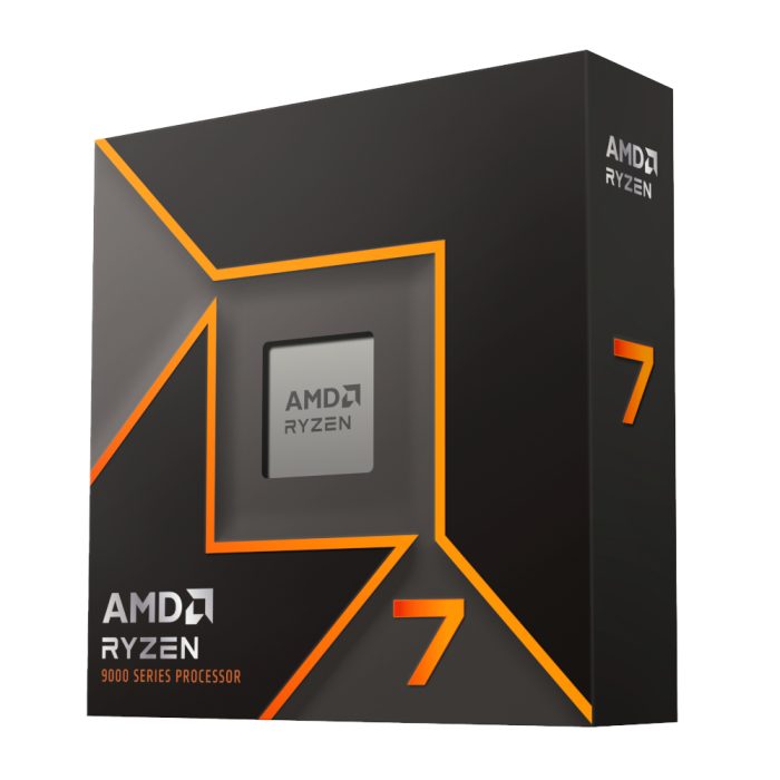 AMD Ryzen 7 9700X | 8 Cores / 16 Threads | Base 3.8GHz / Boost 5.5GHz | AM5 Socket | 65W TDP - New - Image 1
