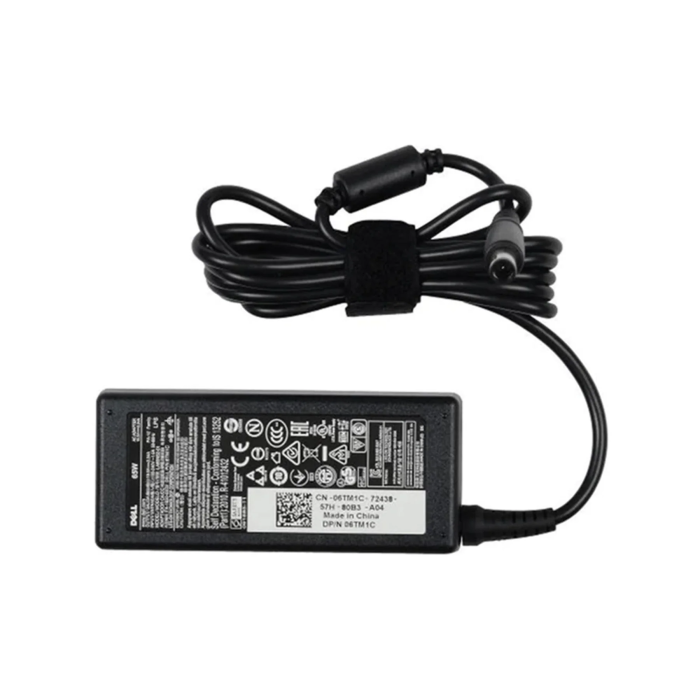 Dell 65W AC Adapter | 3-Pin SA Power Cord | Laptop Charger | 65W Output - New - Image 1