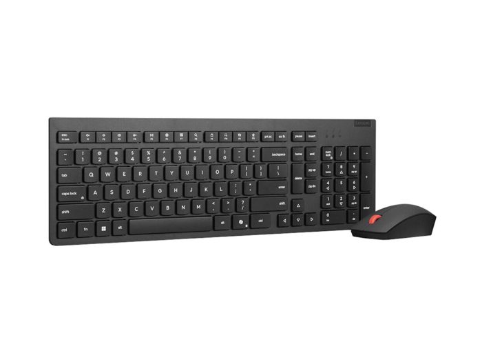 Lenovo Essential Wireless Combo | Keyboard & Mouse Gen2 | 2.4GHz Wireless | AES-128 Encryption - New - Image 1