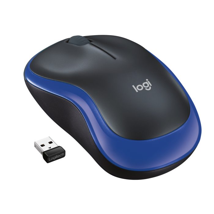Logitech M185 Wireless Mouse - Blue - Image 1
