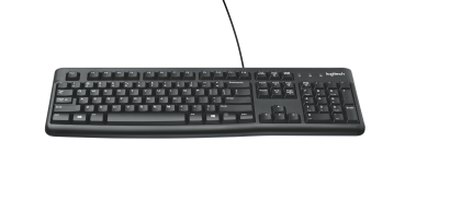 Logitech K120 | Full-Size Wired Keyboard | Quiet Low-Profile Keys | Spill-Resistant | USB Plug-and-Play - New