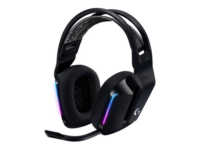 Logitech G733 BLACK | Wireless LIGHTSPEED | RGB Gaming Headset | Suspension Headband - New - Image 1