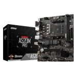 MSI A520M-PRO | AMD AM4 | DDR4 up to 64GB | M.2 + 4x SATA | mATX Gaming Motherboard - New