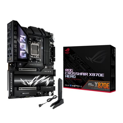 ASUS ROG Crosshair X870E HERO | AMD AM5 Socket | DDR5 8600+ MT/s | 5x M.2 Slots | Wi-Fi 7 - New