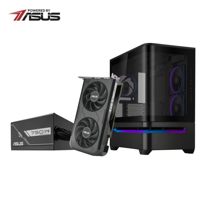 Asus UWM 1 Gaming Combo | AP202 ARGB Chassis | RTX 5050 8GB | PRIME 750W PSU - New - Image 1