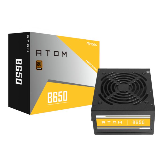Antec Atom B650 | 650W Output | 80 PLUS Bronze Certified | 120mm Silent Fan | Non-Modular - New - Image 1