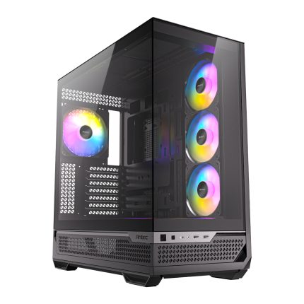 Antec C7 ARGB | E-ATX Mid Tower | 270° Panoramic Tempered Glass | 4 ARGB PWM Fans | 450mm GPU Support - New
