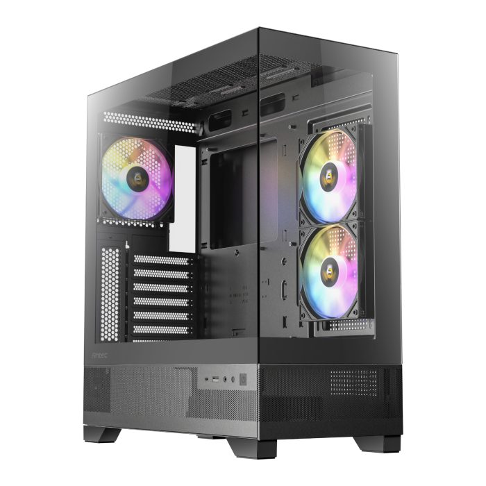 Antec CX700 ARGB ATX | Micro-ATX | ITX ARGB Mid-Tower Gaming Chassis - Black - Image 1
