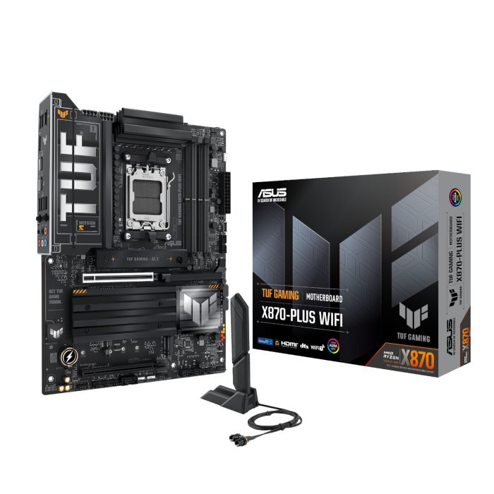 ASUS TUF Gaming X870-PLUS WIFI | AMD AM5 | PCIe 5.0 | Wi-Fi 7 | DDR5 8000+MT/s - New - Image 1