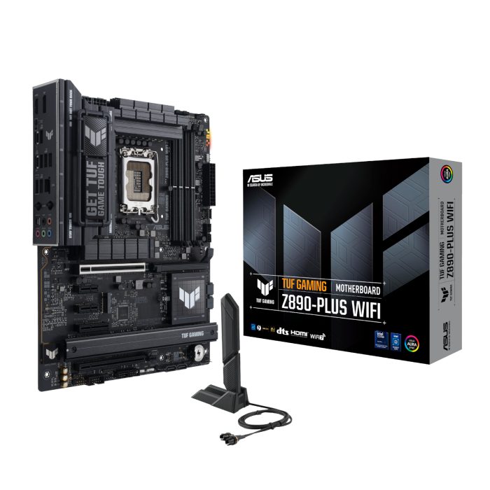 ASUS TUF Gaming Z890-PLUS WIFI | Intel LGA1851 | DDR5 9066+ MT/s | PCIe 5.0 | WiFi 7 - New - Image 1
