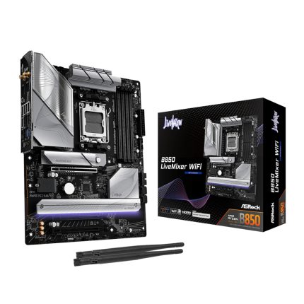 ASRock B850 LiveMixer WiFi | AMD AM5 ATX | DDR5 Up to 256GB | PCIe 5.0 | WiFi 7 – New