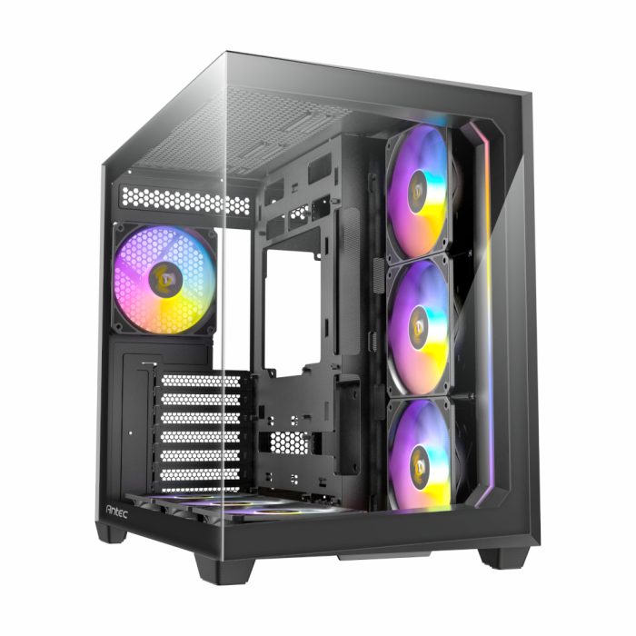 Antec C5 ARGB | Mid Tower ATX | 270° Tempered Glass | 7x ARGB PWM Fans | Dual Chamber - New - Image 1
