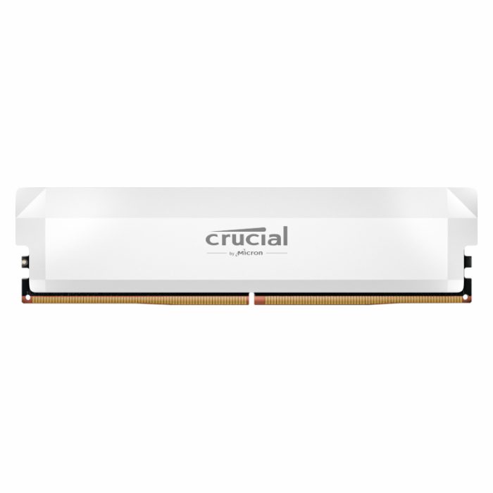 Crucial Pro OC | 16GB DDR5 | 6000MHz | Intel XMP 3.0 & AMD EXPO | UDIMM White - New - Image 1