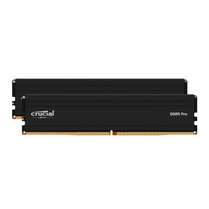 Crucial Pro 32GB Kit | DDR5-5600MHz | 2x16GB UDIMM | CL46 - New - Image 1