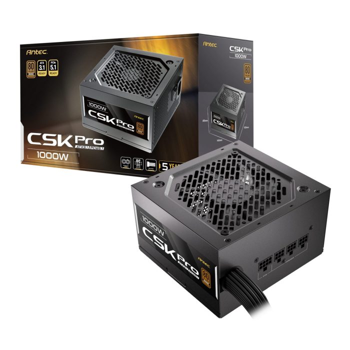 Antec CSK1000 PRO | 1000W Continuous | ATX 3.1 Certified | PCIe 5.1 Ready | 80 PLUS Bronze - New - Image 1