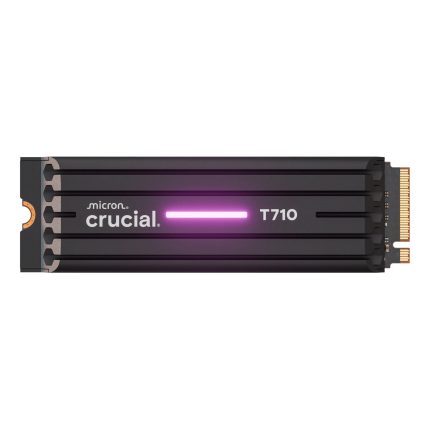 Crucial T710 | 1TB M.2 NVMe | PCIe Gen5 | Up to 14,900MB/s Read | Heatsink Included - New