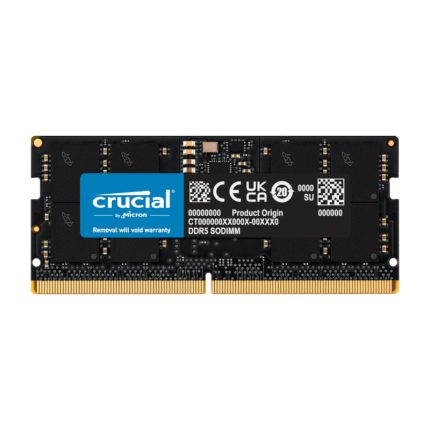 Crucial 16GB DDR5 SODIMM | 5600MHz | CL46 | 1.1V – New