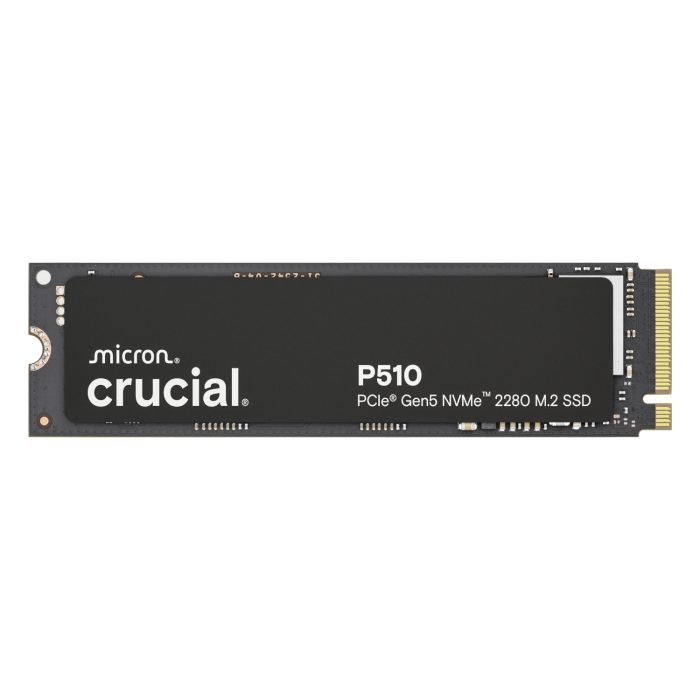 CT2000P510SSD8_Crucial-P510-2TB-M.2-Gen5-NVMe-3D-NAND-SSD_wr_01 Crucial P510 | 2TB NVMe SSD | PCIe Gen5 x4 | 10000MB/s Read | M.2 2280 - New - Image 1