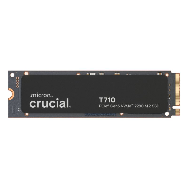 CT4000T710SSD8 Crucial T710 4TB M.2 NVMe Gen5 NAND SSD Black wr 01a