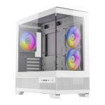 Antec CX500M | Micro-ATX & ITX | 270° Panoramic Glass | Type-C 3.2 Gen 2 | RGB Mini-Tower – New