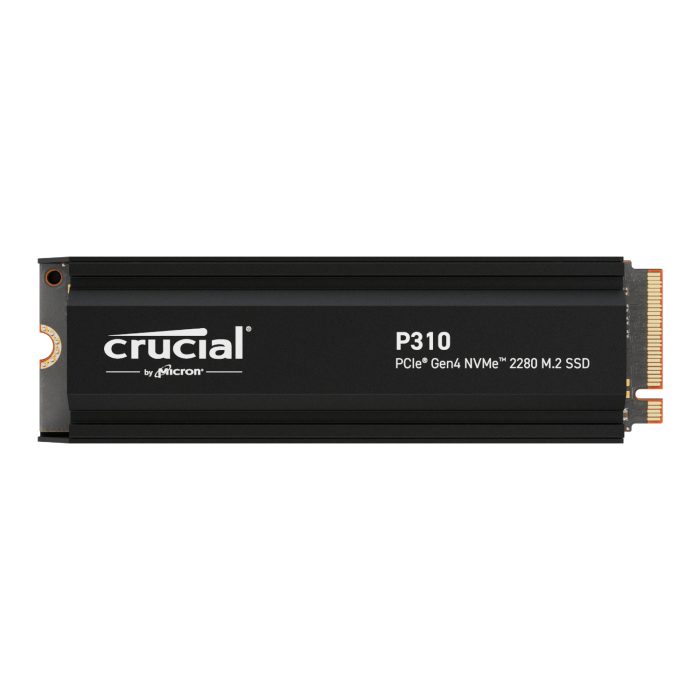 Crucial P310 | 2TB M.2 NVMe SSD | Gen4 PCIe x4 | 7,100MB/s Read | With Heatsink - New - Image 1