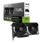 ASUS Dual GeForce RTX 5060 Ti OC | 16GB GDDR7 | 4608 CUDA Cores | 2632 MHz Boost | PCIe 5.0 – New