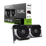 ASUS Dual GeForce RTX 5070 OC | 12GB GDDR7 | 6144 CUDA Cores | PCIe 5.0 | 2572MHz Boost – New