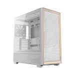 Antec FLUX Mid-Tower | E-ATX Gaming Chassis | Birch Wood Front Panel | 5x PWM ARGB Fans – New