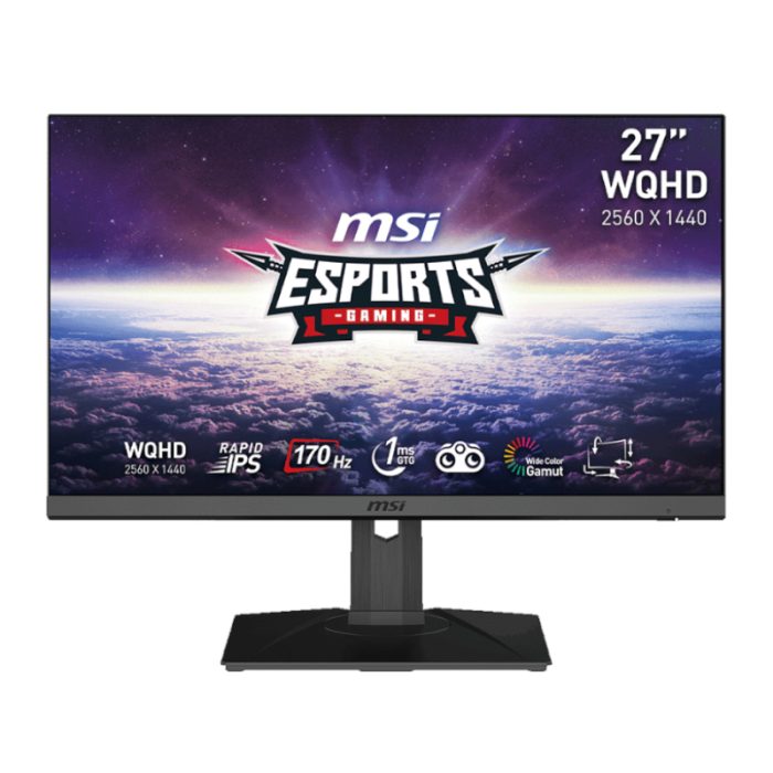 MSI G272QPF | 27-inch WQHD IPS | 170Hz Refresh Rate | 1ms GTG Response Time - New - Image 1