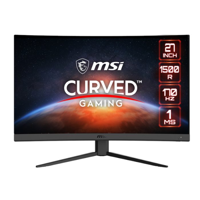 MSI G27CQ4 E2 | 27-inch WQHD Curved | 170Hz Refresh Rate | 1ms Response Time | VA Panel - New - Image 1